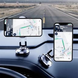 Magnetic Car Mobile Phone Holder Foldable Phone Bracket Magnet Cell Phone Stand GPS Navigation Support For iPhone Xiaomi Huawei