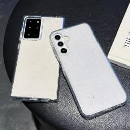 Soft Glitter Transparent Phone Case For Samsung A56 5g A55 A26 A16 A36 A54 A35 A17 A07 A06 A15 Shockproof Clear Silicone Cover