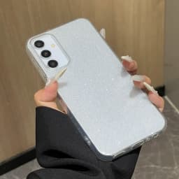 Soft Glitter Transparent Phone Case For Samsung A56 5g A55 A26 A16 A36 A54 A35 A17 A07 A06 A15 Shockproof Clear Silicone Cover