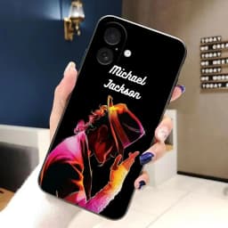Phone Case For iphone 17 AIR 17E 16E SE4 16 15 14 8 7 Plus 13 12 11 Pro XR Max TPU Funda Shell Cover M-Michael J-Jackson Singer