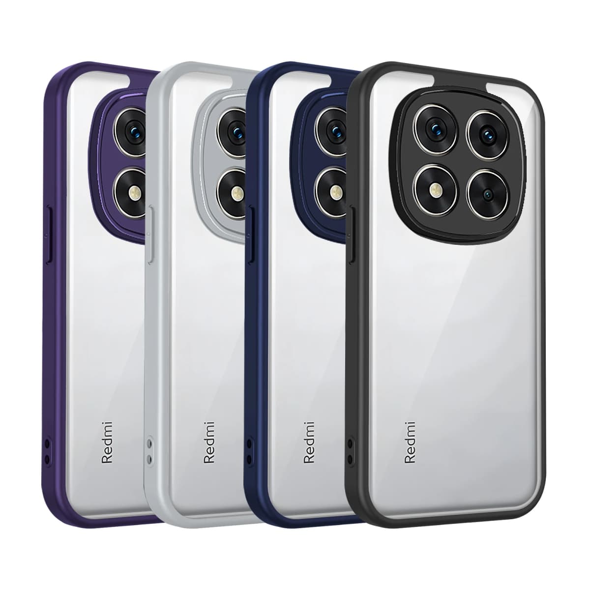 For Redmi Note 14 Pro 4G Case Redmi Note 14 Pro 5G Phone Case Cover Air Cushion Silicon Bumper Clear Matte Back Cover Hard