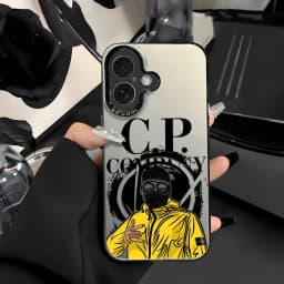 C-ComPanys-luxury-C-Cp Phone Case Colored Silver Trendy Phone Case For IPhone 17 Air 16 15 14 13 12 Pro Max 11 Couple