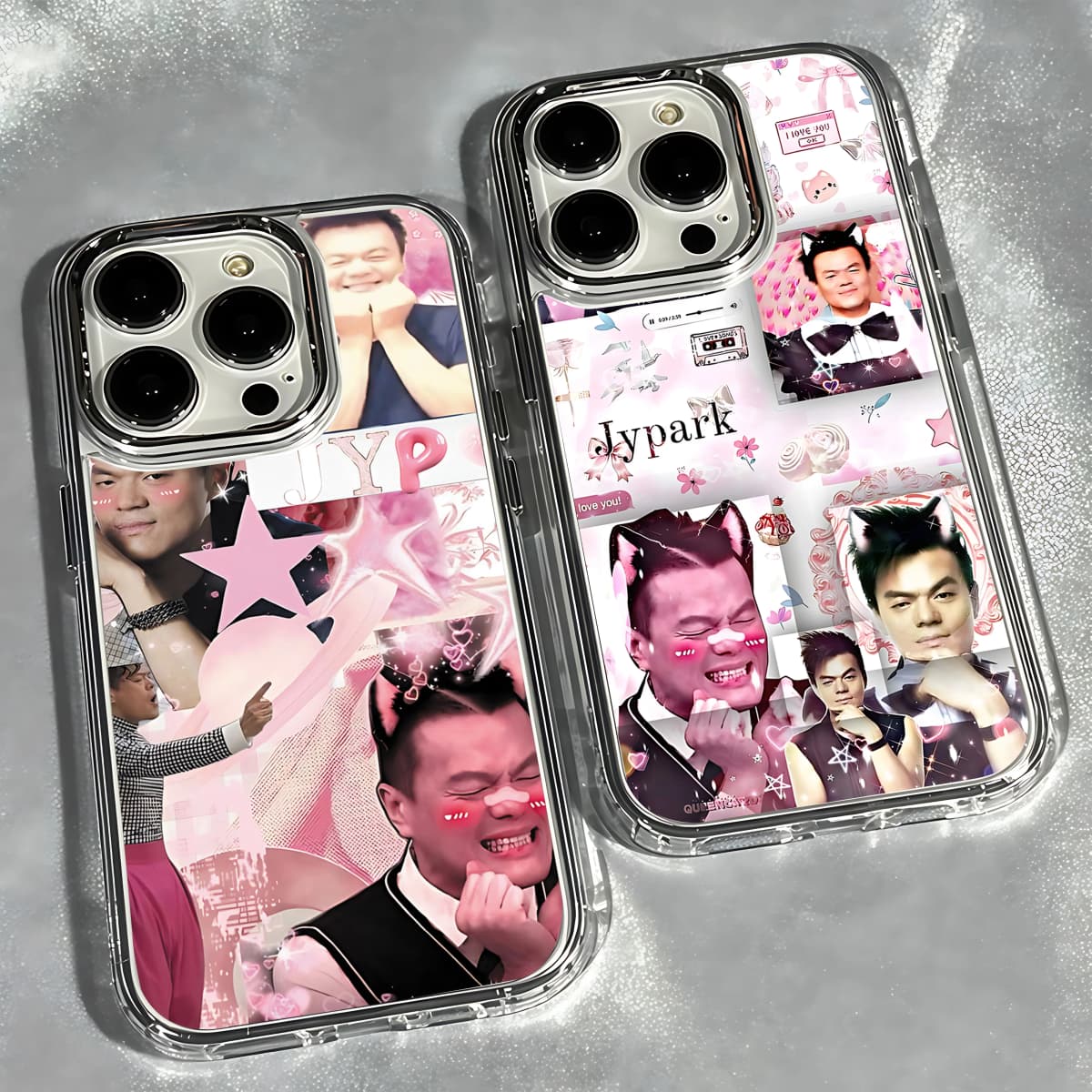 Funny JYP Meme Phone Case For iPhone 17e 17 16e 16 15 14 13 12 11 mini Pro Max X XR XSMAX 8 7 Air Plus Transparent Soft Cover