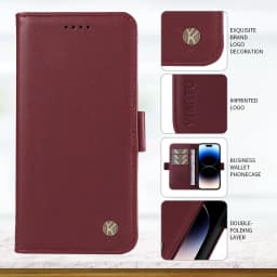 Skin Friendly Magnetic Wallet Leather Case For Motorola G85 5G G84 G75 G64 G55 G54 EU G45 G35 G34 G32 G24 G15 G05 G04S G04 Cover