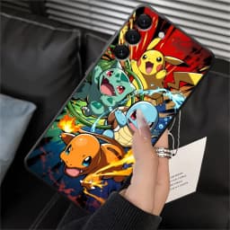 Cartoon Hot Pokemon Funda Phone Cover Case for Samsung Galaxy A04 A13 A20 A70 A17 A16 A40 A12 A15 A06 A05 A50