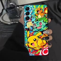 Cartoon Hot Pokemon Funda Phone Cover Case for Samsung Galaxy A04 A13 A20 A70 A17 A16 A40 A12 A15 A06 A05 A50