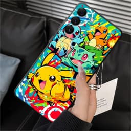 Cartoon Hot Pokemon Funda Phone Cover Case for Samsung Galaxy A04 A13 A20 A70 A17 A16 A40 A12 A15 A06 A05 A50