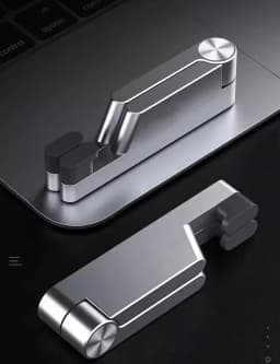 Fashion Universal All Aluminum Alloy Folding Mobile Phone Bracket Desktop Foldable Stand For E-Reader Tablet Portable Holder