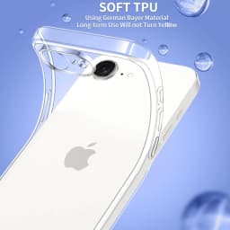 Transparent Soft Case For iPhone 17e 16e 17 16 e Clear Ultra Thin Silicone Back Cover For iPhone17e iPhone16e Shell Shockproof