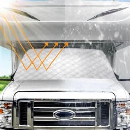 Car Windshield Cover Magnetic UV Protection Sunshade Frost Snow Dust Rain Guard for SUV Truck RV Auto Universal Fit All-season