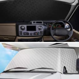 Car Windshield Cover Magnetic UV Protection Sunshade Frost Snow Dust Rain Guard for SUV Truck RV Auto Universal Fit All-season