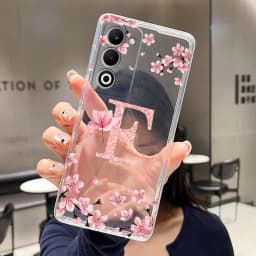 Letter Case For OPPO A5 4G 5G A5iPro A5i Pro A6i Fashion Flower Cover Transparent Soft Silicone TPU Clear Printing Phone Casing