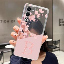 Letter Case For OPPO A5 4G 5G A5iPro A5i Pro A6i Fashion Flower Cover Transparent Soft Silicone TPU Clear Printing Phone Casing