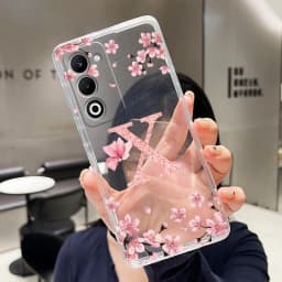Letter Case For OPPO A5 4G 5G A5iPro A5i Pro A6i Fashion Flower Cover Transparent Soft Silicone TPU Clear Printing Phone Casing