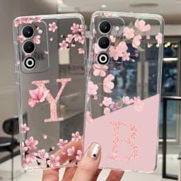 Letter Case For OPPO A5 4G 5G A5iPro A5i Pro A6i Fashion Flower Cover Transparent Soft Silicone TPU Clear Printing Phone Casing