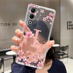 Letter Case For OPPO A5 4G 5G A5iPro A5i Pro A6i Fashion Flower Cover Transparent Soft Silicone TPU Clear Printing Phone Casing