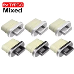 Type C DIY Dust Plug Universal USB-C Charging Port Protectors Caps for IPhone Samsung Xiaomi Google Type-c Dustplugs Stopper