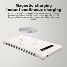 For Magsafe Frameless Magnetic Wireless Charging Phone Case For Samsung Galaxy S10 Plus S10Plus Slim Hard Back Cover