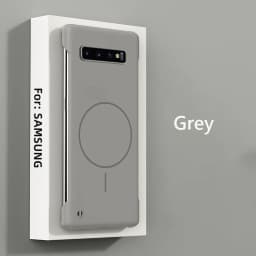 For Magsafe Frameless Magnetic Wireless Charging Phone Case For Samsung Galaxy S10 Plus S10Plus Slim Hard Back Cover