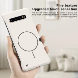 For Magsafe Frameless Magnetic Wireless Charging Phone Case For Samsung Galaxy S10 Plus S10Plus Slim Hard Back Cover