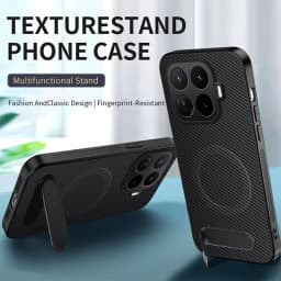 For Xiaomi 17T Pro Carbon Fiber Magnetic for Magsafe Leather Hard Case for Xiaomi Mi 17 T 17Tpro Kickstand Matte Shell