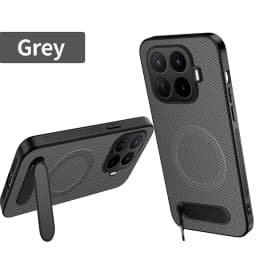 For Xiaomi 17T Pro Carbon Fiber Magnetic for Magsafe Leather Hard Case for Xiaomi Mi 17 T 17Tpro Kickstand Matte Shell