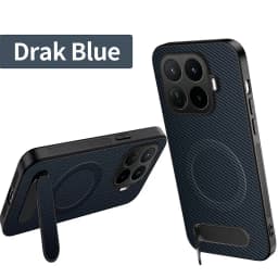 For Xiaomi 17T Pro Carbon Fiber Magnetic for Magsafe Leather Hard Case for Xiaomi Mi 17 T 17Tpro Kickstand Matte Shell