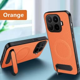 For Xiaomi 17T Pro Carbon Fiber Magnetic for Magsafe Leather Hard Case for Xiaomi Mi 17 T 17Tpro Kickstand Matte Shell