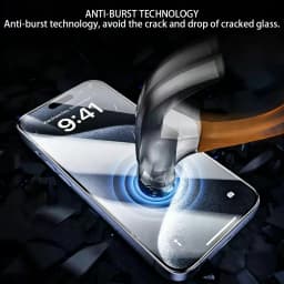 For IPhone17/17Pro/17e/17Air/17Pro Max Black Edge Tempered Glass HD Anti-Scratch Bubble-Free Easy Install Screen Protector 1Pack