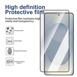 2Pcs Full Cover Screen Protectors for Samsung Galaxy S26 S25 S24 S23 Ultra Tempered Glass for Samsung S22 S21 Plus S25 S26 Edge