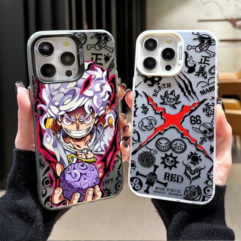 Hot Anime ONE PIECE MONKEY D LUFFY Phone Case for iPhone 12 17 Air Pro Max 16 15 11 14 13 Pro Max XS X XR Plus 8 7 SE 2020 Cover