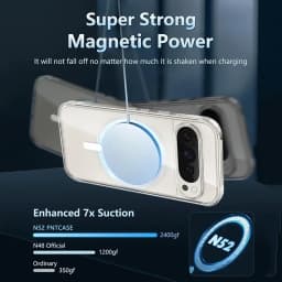 Magnetic Clear Case For Google Pixel 7 8 9 10 Pro XL 10A 9A 8A 7A Transparent Acrylic Shockproof Bumper Phone Cover Anti Scratch