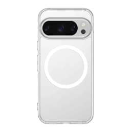 Magnetic Clear Case For Google Pixel 7 8 9 10 Pro XL 10A 9A 8A 7A Transparent Acrylic Shockproof Bumper Phone Cover Anti Scratch