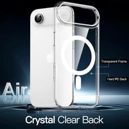 Magnetic For Magsafe Wireless Charging Case For iPhone Air 17Air Hybrid Hard Back Cover 17 Air Clear Silicone Soft Shell