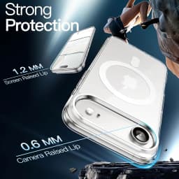 Magnetic For Magsafe Wireless Charging Case For iPhone Air 17Air Hybrid Hard Back Cover 17 Air Clear Silicone Soft Shell