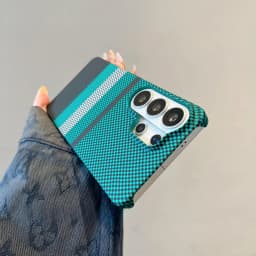 Luxury For Magsafe For Samsung S26 S25 S24 S23 Fe Ultra Plus Carbon Fiber Texture Phone Case Wireless Charge Halfborder Pc Cover