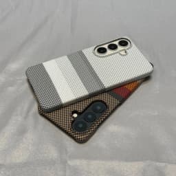 Luxury For Magsafe For Samsung S26 S25 S24 S23 Fe Ultra Plus Carbon Fiber Texture Phone Case Wireless Charge Halfborder Pc Cover