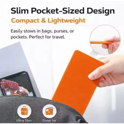 Portable Foldable Silicone Phone Holder, Universal Flexible Silicone Aluminum Phone Holder Stand, Premium Ergonomic Adjustable A