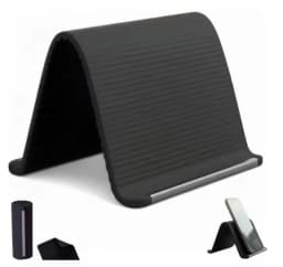 Portable Foldable Silicone Phone Holder, Universal Flexible Silicone Aluminum Phone Holder Stand, Premium Ergonomic Adjustable A