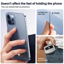 Ultra Thin Foldable Mobile Phone Holder Bracket Metal Alloy Desktop Cell Phone Stands Universal Phone Support Kickstand Rack