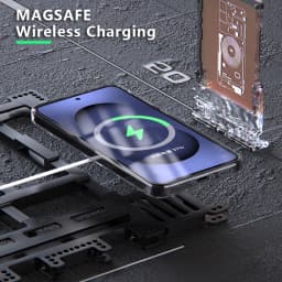 For Samsung Galaxy A56 A36 A16 A55 A35 A15 A54 A17 5G S26 S25 Soft Magsafe transparent protective case wireless charging Cover