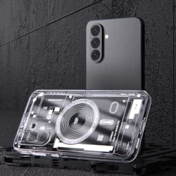 For Samsung Galaxy A56 A36 A16 A55 A35 A15 A54 A17 5G S26 S25 Soft Magsafe transparent protective case wireless charging Cover