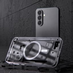 For Samsung Galaxy A56 A36 A16 A55 A35 A15 A54 A17 5G S26 S25 Soft Magsafe transparent protective case wireless charging Cover