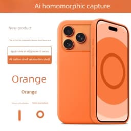 Original 1:1 Liquid Silicone Magnetic Case for IPhone17 Pro Max 17Pro 17 AI Button Animation for Magsafe Wireless Charge Cover