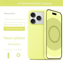 Original 1:1 Liquid Silicone Magnetic Case for IPhone17 Pro Max 17Pro 17 AI Button Animation for Magsafe Wireless Charge Cover