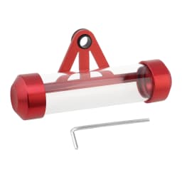 Universal Aluminum Alloy Waterproof Tax Disc Tube Holder Frame Fit for Motorcycle Scooters,Cylindrical Registration Storage Tube