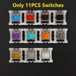 Outemu Switches Tester for Mechanical Keyboard Blue Red Brown Black Purple Green Gold Silver Silent White Axis Customize Gaming