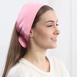 Head Bands Adjustable Wide Hairband Yoga Spa Bath Shower Makeup Wash Face Cosmetic Headband for Women Ladies Make Up Accessories