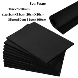 1pcs Both Smooth Environmentally-Friendly 3/5/10 mm Eva Foam Sheets, Craft Handmade Cos Play Material