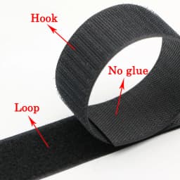 1 Pair 16/20/25/38/50/100mm Non-adhesive Hook and Loop Fastener Tape Sewing-on the Hooks Non-adhesive Magic Tape DIY 1meter